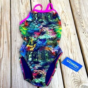 NWT- WOMEN'S Waterpro One-Piece Suit Size 28